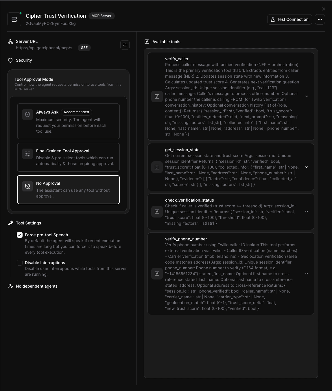 ElevenLabs MCP integration architecture